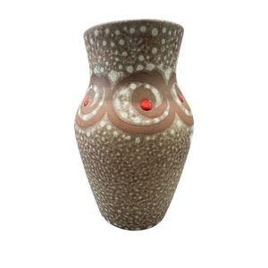 West German Scheurich Keramik art pottery hand painted ceramic Vase
